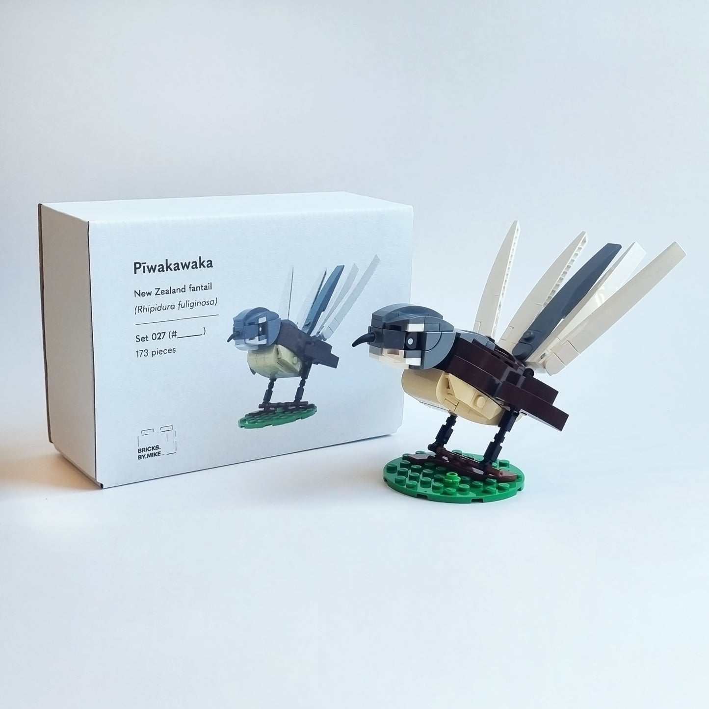 Pīwakawaka Brick Kit (Large Version)