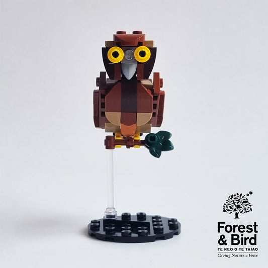 Ruru / Morepork Brick Kit | Forest & Bird Collab